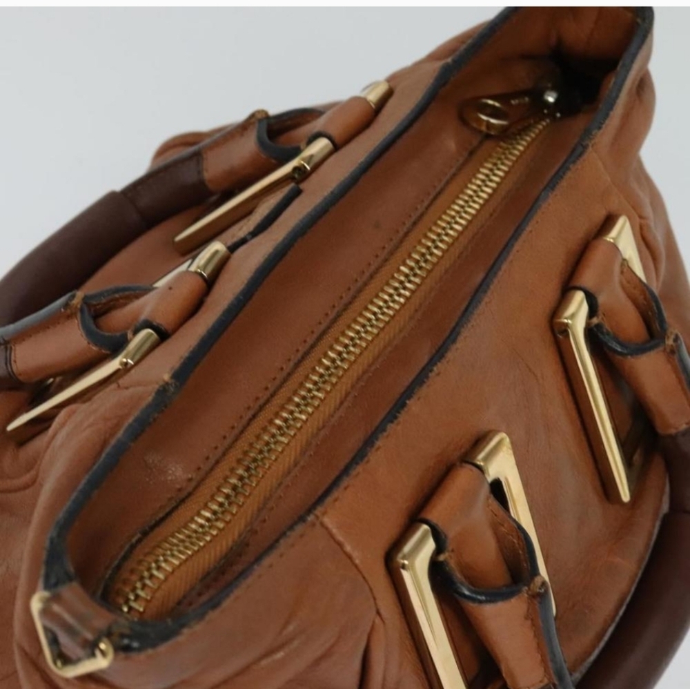 Brown Leather Chloe Bag With Shoulder Strap - Picture 6 of 13